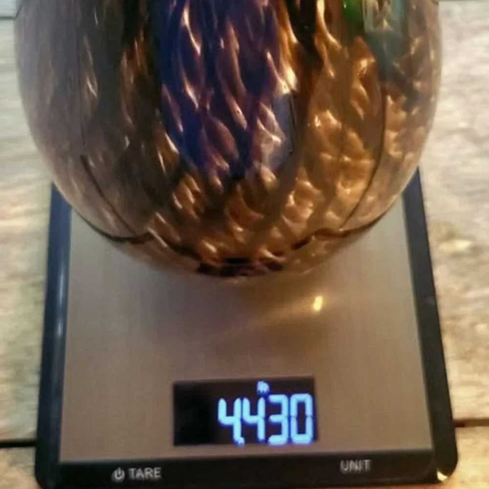 Vase, Vinci by Dynasty Gallery, Brown Black Cased Art Glass